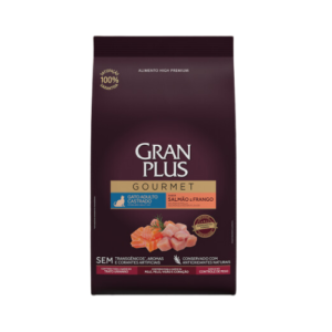 Ração GranPlus Gato Castrado Gourmet Salmão e Frango 1kg