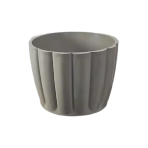 Cachepô Plástico Cacau Grafite 14 - Vasos Brasil