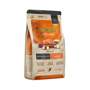 Ração Special Cat Gato Castrado Sênior Acima de 10 anos Ultralife Salmão 10,1kg