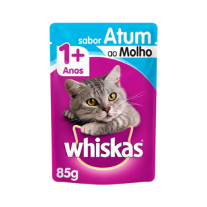 Ração Úmida Whiskas Gato Adulto Atum 85g