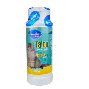 Talco Banho a Seco Gatos 100gr - Genial Pet