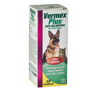 Vermífugo Vermex Plus 20ml - Indubras