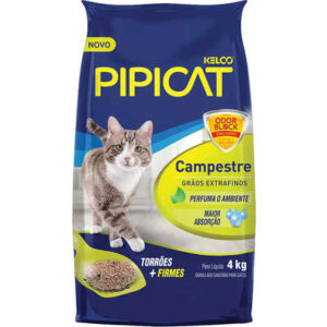 Areia Sanitária Pipicat Campestre 4kg