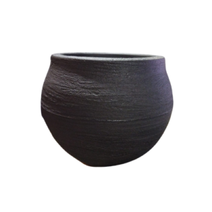 Vaso Esfera Grafiatto Preto N1 - Vasos Brasil
