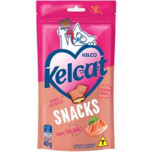Petisco Kelcat Gato Snacks Salmão 40g
