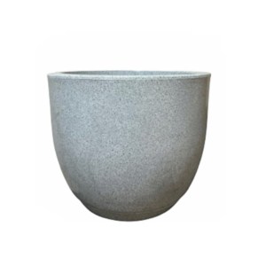 Vaso Redondo Polido N1 Cimento -Vasos Brasil
