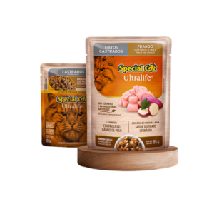 Ração Úmida Special Cat Gato Castrado Ultralife Frango com Batata Doce 85g