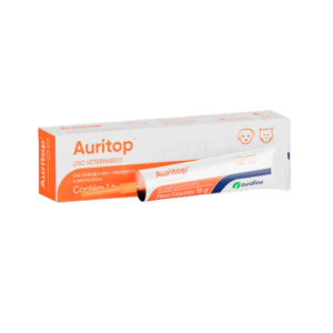 Gel Otológico Auritop Cão e Gato 15g - Ourofino