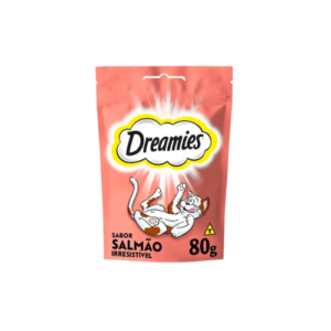 Petisco Dreamies Gato Adulto Salmão - 80g