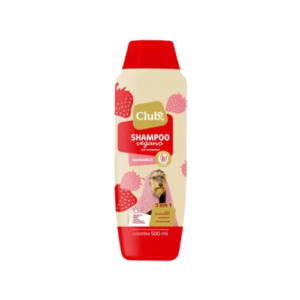 Shampoo Vegano 3 em 1 Morango 500ml - Club Pets