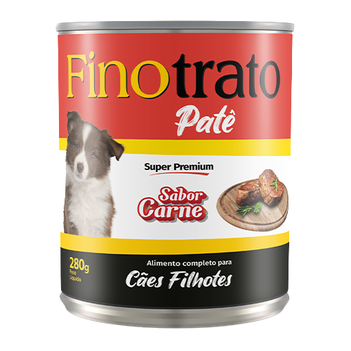 Patê Finotrato Cão Filhote Carne 280g