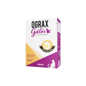 Suplemento Ograx Gatos 30 Cápsulas - Avert