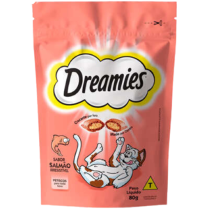 Petisco Dreamies Gato Adulto Salmão - 40g