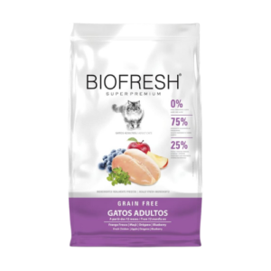 Ração Biofresh Gato Adulto Salmão, Maçã, Orégano e Blueberry 1,5kg
