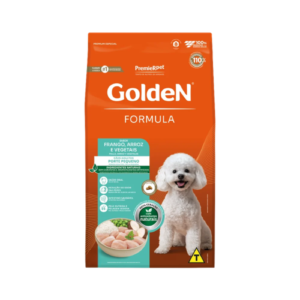 Ração Golden Cão Adulto Raças Pequenas Fórmula Frango e Arroz 1kg