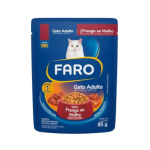 Ração Úmida Faro Gato Adulto Frango ao Molho 85g