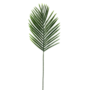 Flor Artificial Galho Folha Acera Palmeira M