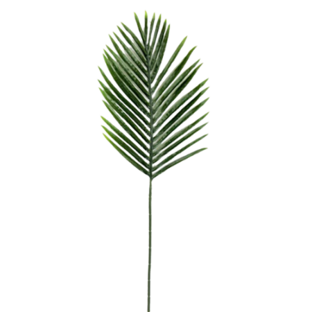 Flor Artificial Galho Folha Acera Palmeira M