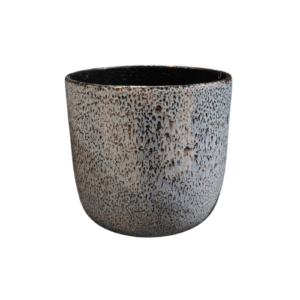 Vaso Cuia Esmaltado Azul P - Burguina Cerâmicas