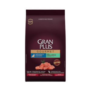 Ração GranPlus Gato Castrado Gourmet Peru e Arroz 3kg