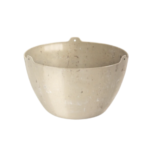 Vaso Cachepô Cuia Elegance Travertino - Nutriplan