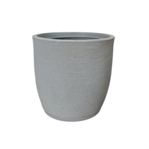 Vaso Redondo Grafiato N2 Cimento - Vasos Brasil