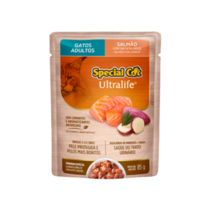Ração Úmida Special Cat Gato Adulto Ultralife Salmão com Batata Doce 85g