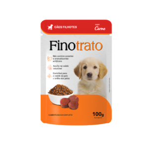 Ração Úmida Finotrato Cão Filhote Carne 100g