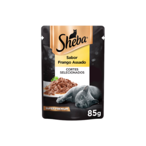 Ração Úmida Sheba Gato Adulto Frango Assado 85g