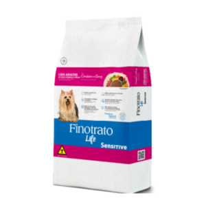 Ração Finotrato Cão Adulto Raças Pequenas Life Sensitive Cordeiro e Arroz 3kg