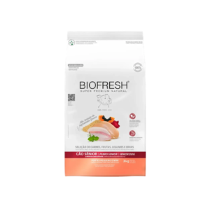 Ração Biofresh Cão Sênior Raças Pequenas e Minis Mix de carnes, Frutas, Legumes e Ervas Frescas 3kg