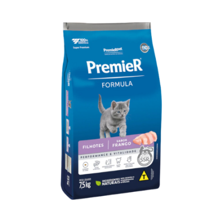 Ração Premier Gato Filhote Fórmula Frango 1,5kg