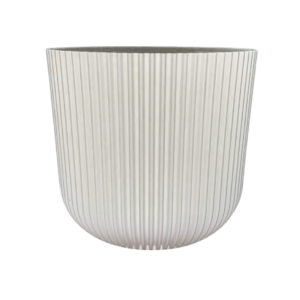 Cachepot Canelado N17 Branco - Versálito