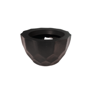 Vaso Diamante N°2 Preto S/Prato - Vasos Brasil