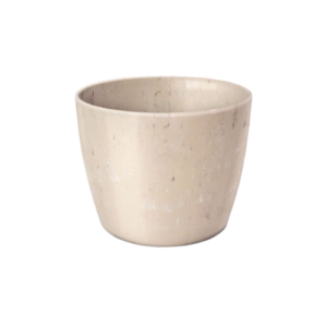 Vaso Cachepô Elegance Redondo Travertino 02 - Nutriplan