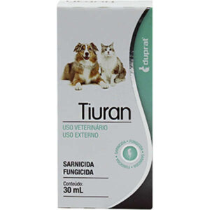 Solução Sarnicida Tiuran para Cães e Gatos 30ml - Duprat