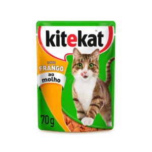 Ração Úmida KiteKat Gato Adulto Frango ao Molho 70g