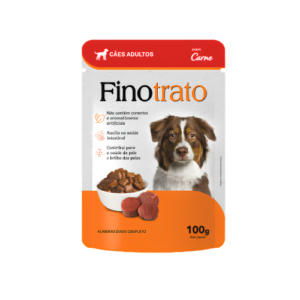 Ração Úmida Finotrato Cão Adulto Carne 100g