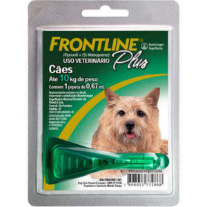 Antipulgas e Carrapatos Frontline Plus Cão Até 10kg - Boehringer Ingelheim