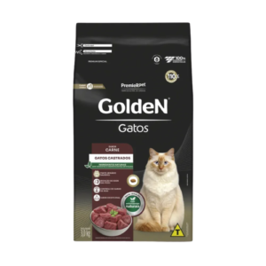 Ração Golden Gato Castrado Carne 3kg