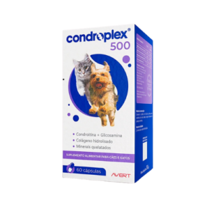 Suplemento Alimentar Condroplex 500 Cão e Gato 60 Comprimidos - Avert