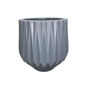 Vaso Origami N1 Cinza Taupe - Vasos Brasil