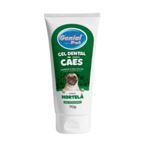 Gel Dental Hortelã 70g - Genial Pet