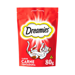 Petisco Dreamies Gato Adulto Carne - 80g