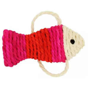 Brinquedo Gato Peixe Sisal