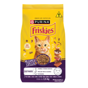 Ração Friskies Gato Castrado Megamix 2,5kg
