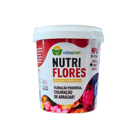 Fertilizante Mineral Misto Nutri Flores 420g - Vitaplan