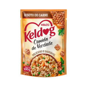 Ração Úmida Keldog Cão Risoto de Carne 100g