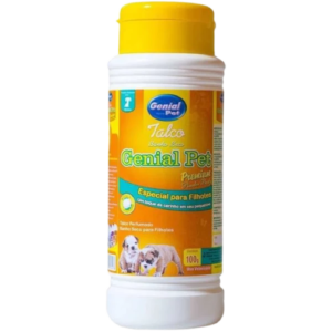 Talco Banho a seco filhotes 100g - Genial Pet