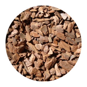 Casca de Pinus Rolada Média 4kg - Seixos Pedra Nobre